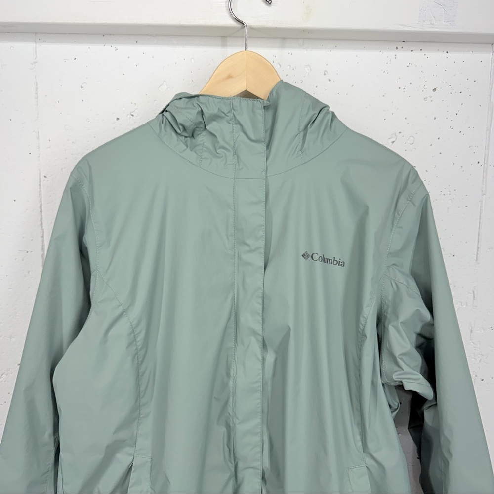 Columbia Women’s Size XL Timber Pointe II Hooded Rain Jacket - Picture 3 of 13